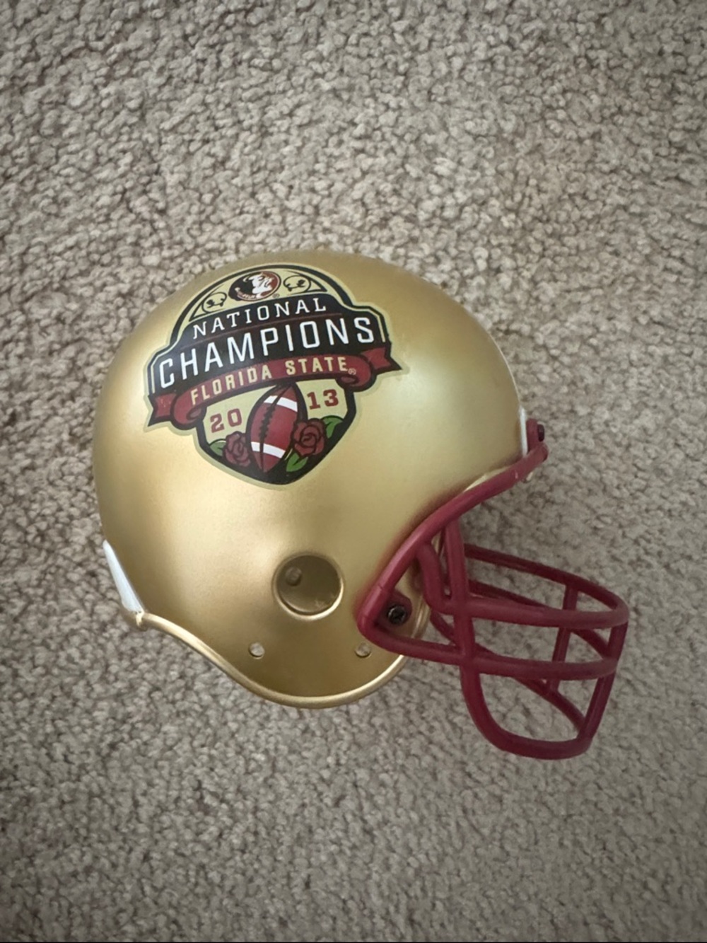 Florida State National Champions 2013 Riddell mini helmet